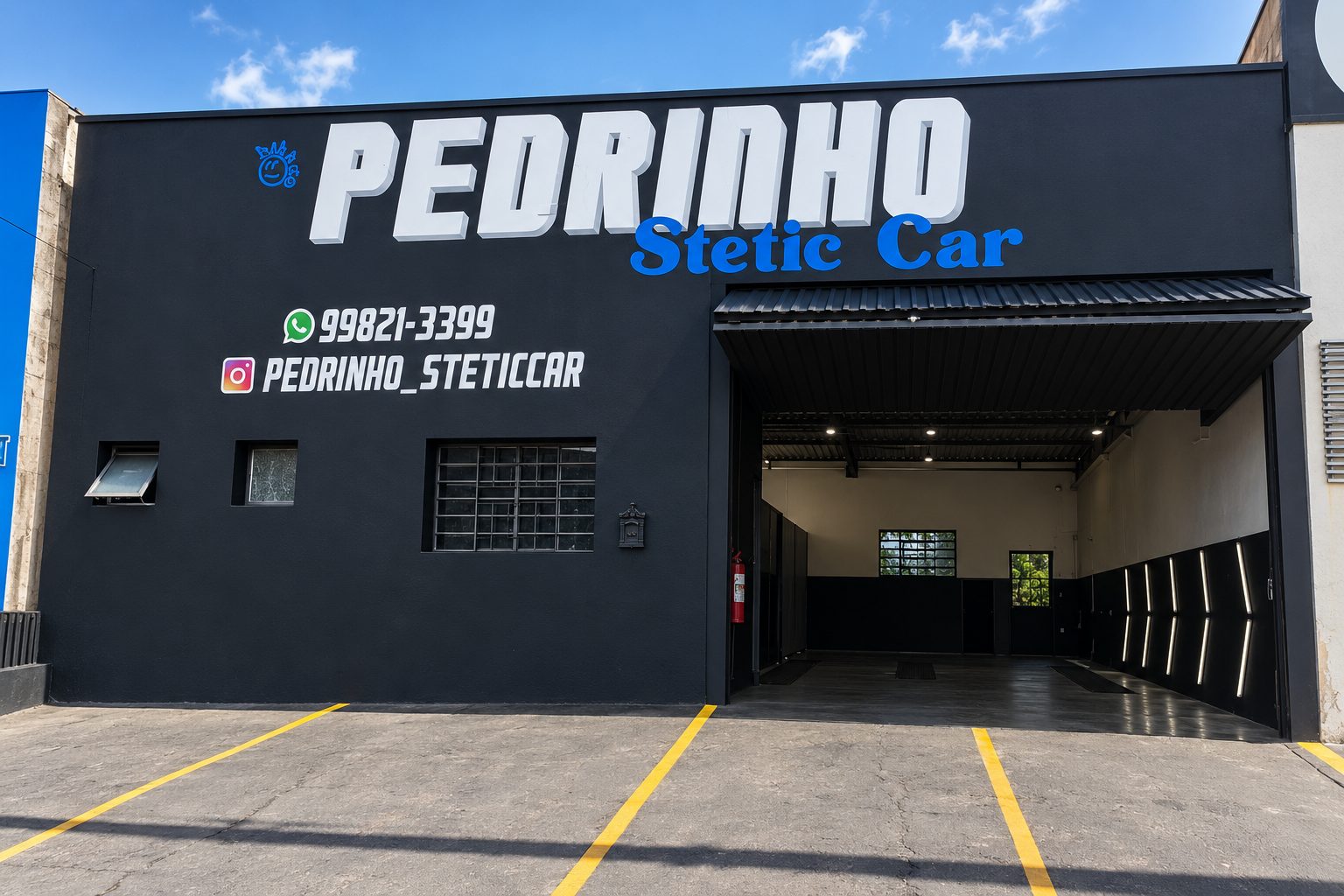 Fachada da Pedrinho Stetic Car